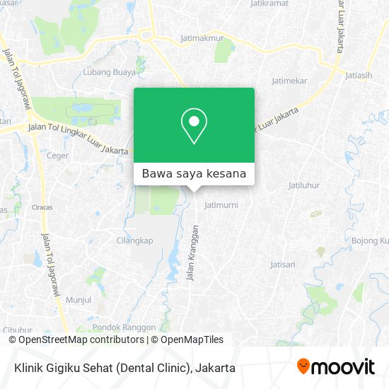 Peta Klinik Gigiku Sehat (Dental Clinic)