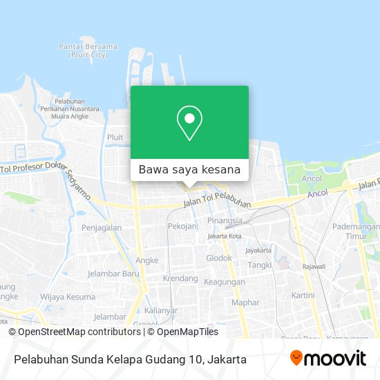 Peta Pelabuhan Sunda Kelapa Gudang 10