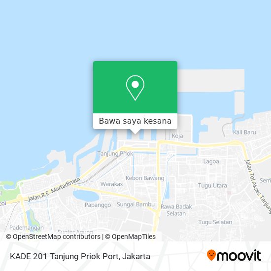 Peta KADE 201 Tanjung Priok Port