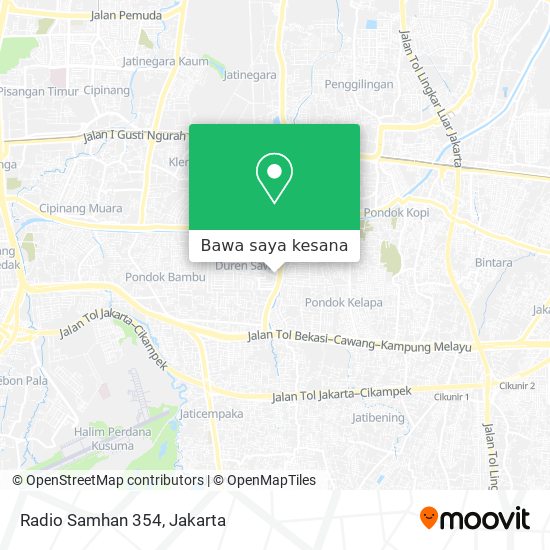 Peta Radio Samhan 354