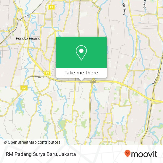 Peta RM Padang Surya Baru