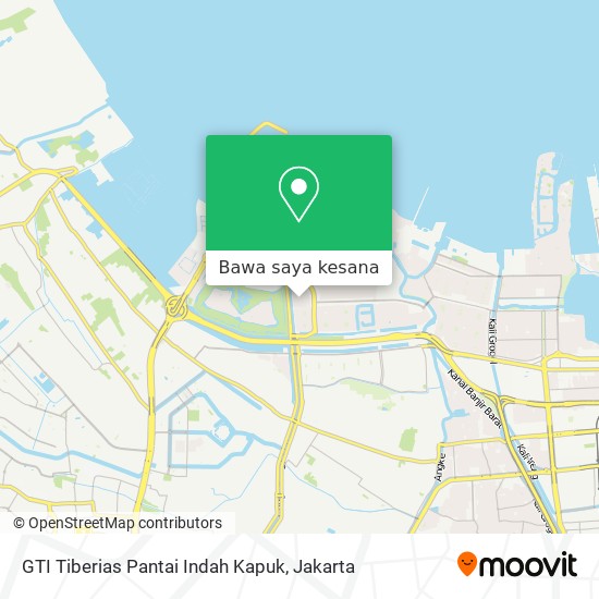 Peta GTI Tiberias Pantai Indah Kapuk