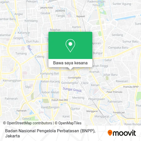 Cara ke Badan Nasional Pengelola Perbatasan (BNPP) di Jakarta Pusat ...