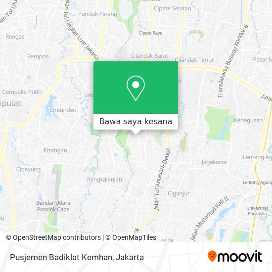 Peta Pusjemen Badiklat Kemhan
