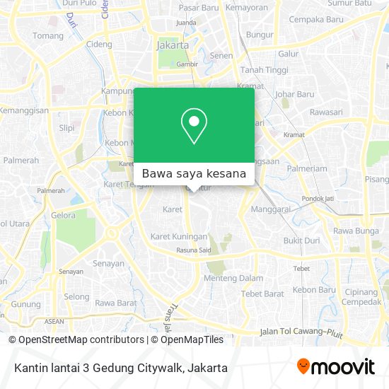 Peta Kantin lantai 3 Gedung Citywalk