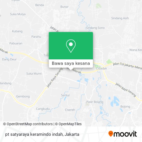 Peta pt satyaraya keramindo indah