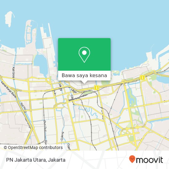 Peta PN Jakarta Utara