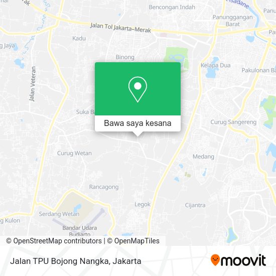 Peta Jalan TPU Bojong Nangka