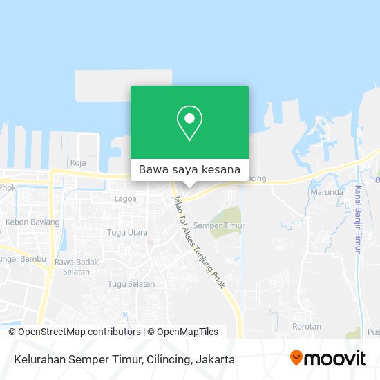Peta Kelurahan Semper Timur, Cilincing