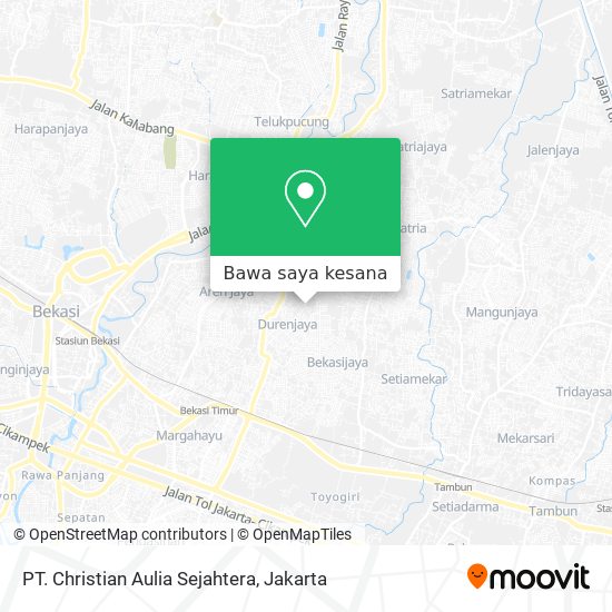 Peta PT. Christian Aulia Sejahtera
