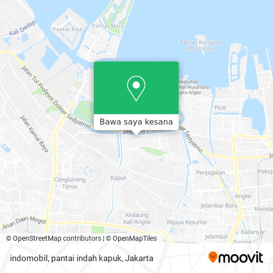 Peta indomobil, pantai indah kapuk