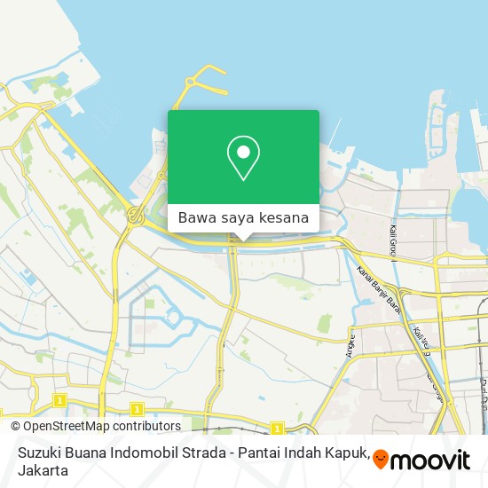 Peta Suzuki Buana Indomobil Strada - Pantai Indah Kapuk