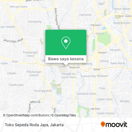 Peta Toko Sepeda Roda Jaya