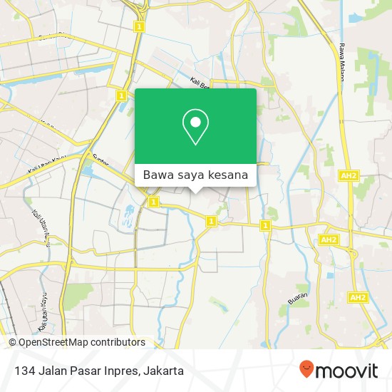 Peta 134 Jalan Pasar Inpres