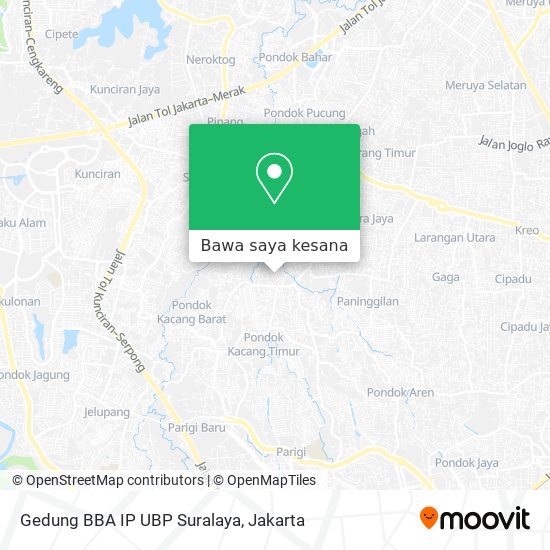 Peta Gedung BBA IP UBP Suralaya