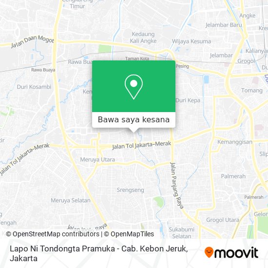 Peta Lapo Ni Tondongta Pramuka - Cab. Kebon Jeruk