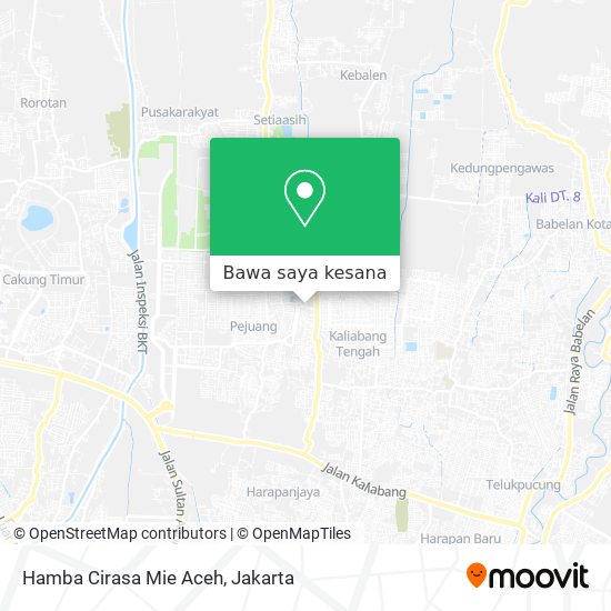 Peta Hamba Cirasa Mie Aceh