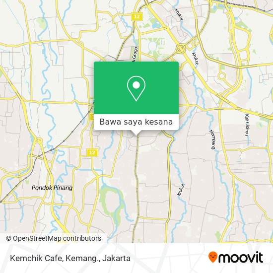 Peta Kemchik Cafe, Kemang.