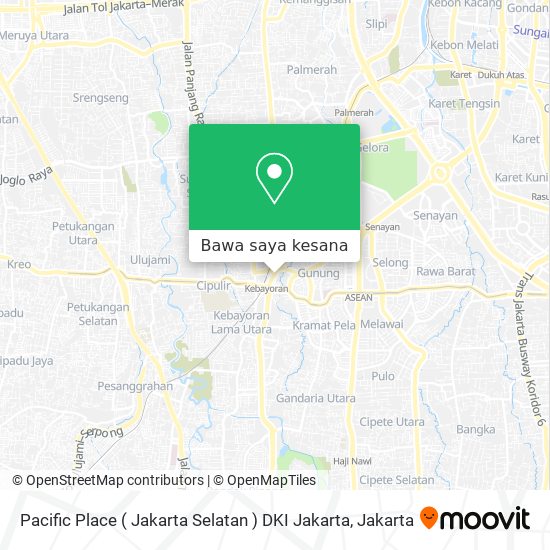 Peta Pacific Place ( Jakarta Selatan ) DKI Jakarta