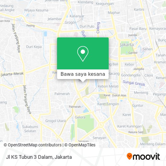 Peta Jl KS Tubun 3 Dalam