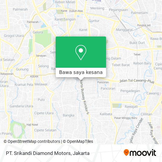 Peta PT. Srikandi Diamond Motors