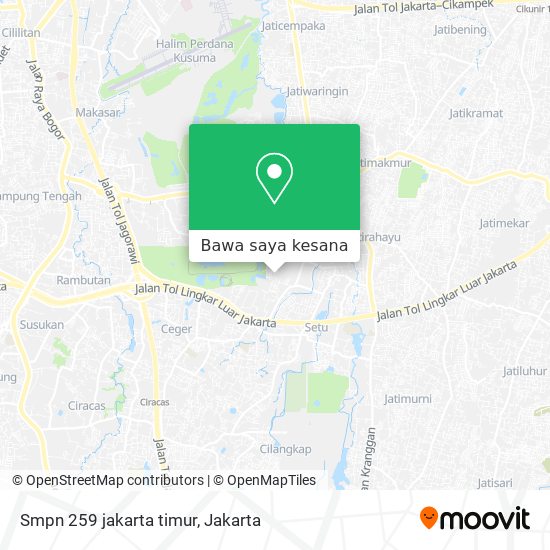 Peta Smpn 259 jakarta timur