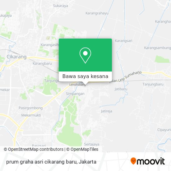 Peta prum graha asri cikarang baru