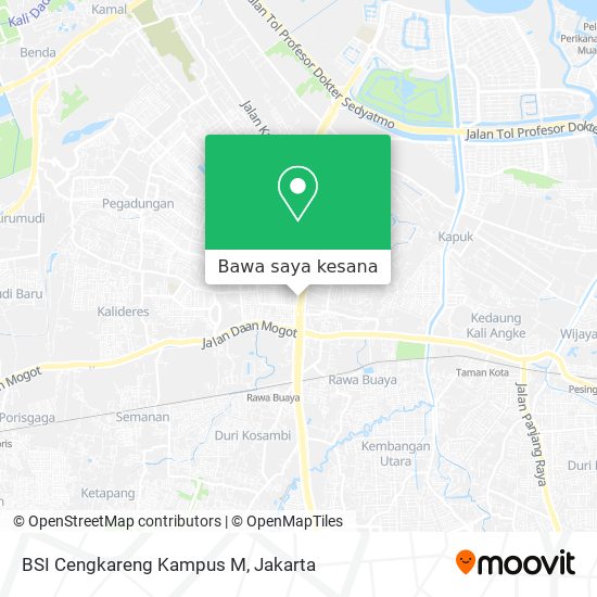 Peta BSI Cengkareng Kampus M