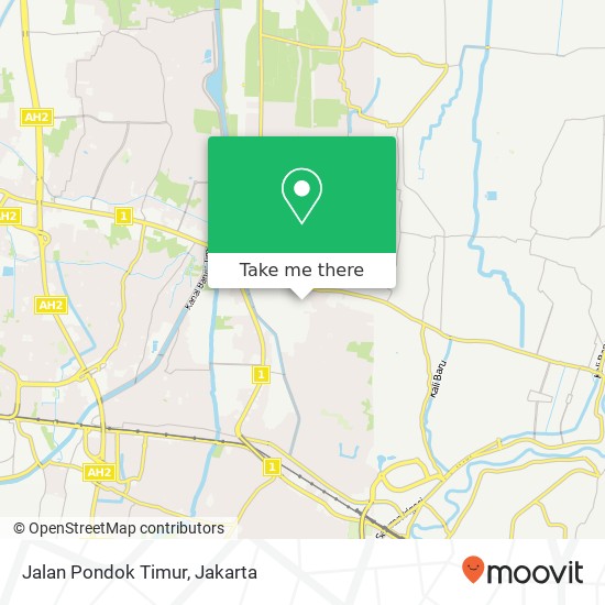 Peta Jalan Pondok Timur