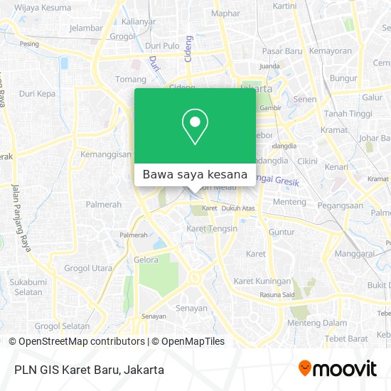 Peta PLN GIS Karet Baru