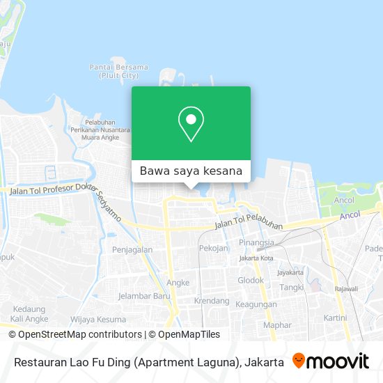 Peta Restauran Lao Fu Ding (Apartment Laguna)