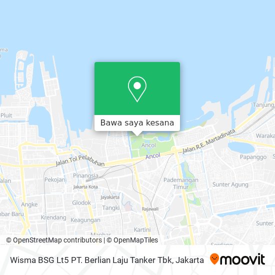 Peta Wisma BSG Lt5 PT. Berlian Laju Tanker Tbk