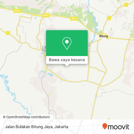 Peta Jalan Bulakan Bitung Jaya