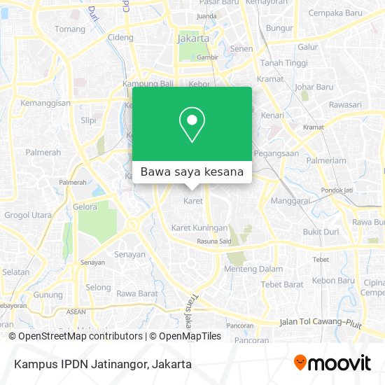Peta Kampus IPDN Jatinangor