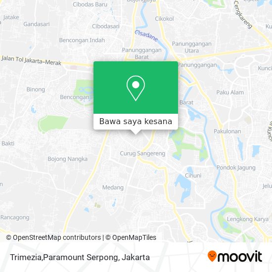 Peta Trimezia,Paramount Serpong
