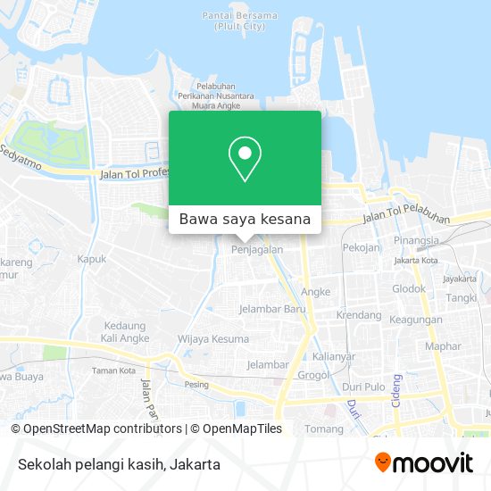 Peta Sekolah pelangi kasih