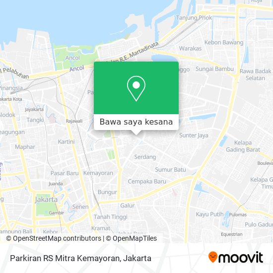 Peta Parkiran RS Mitra Kemayoran