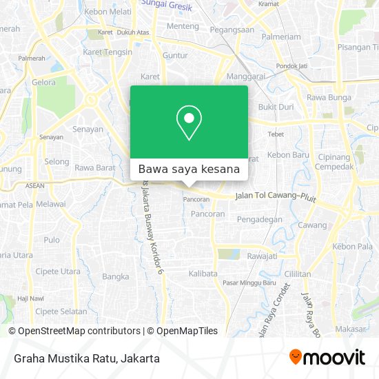 Peta Graha Mustika Ratu