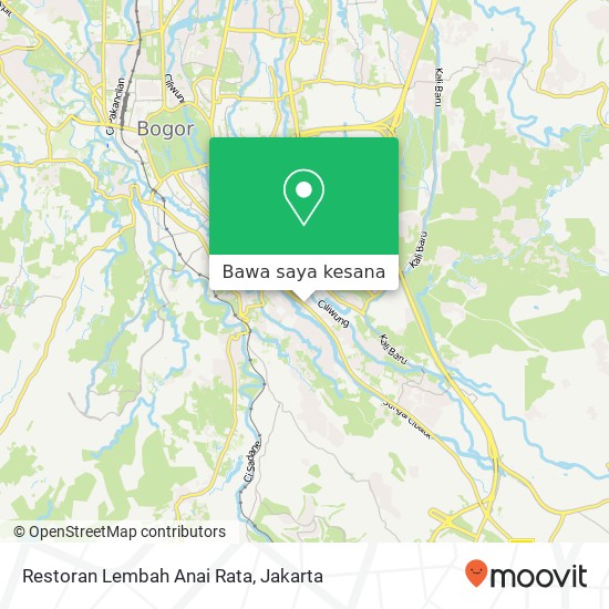 Peta Restoran Lembah Anai Rata, Jalan Raya Tajur Bogor Timur Bogor