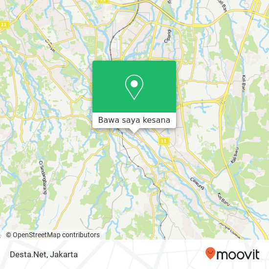 Peta Desta.Net, Bogor Tengah Bogor