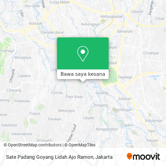 Peta Sate Padang Goyang Lidah Ajo Ramon