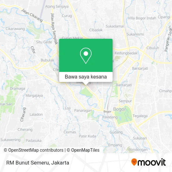 Peta RM Bunut Semeru