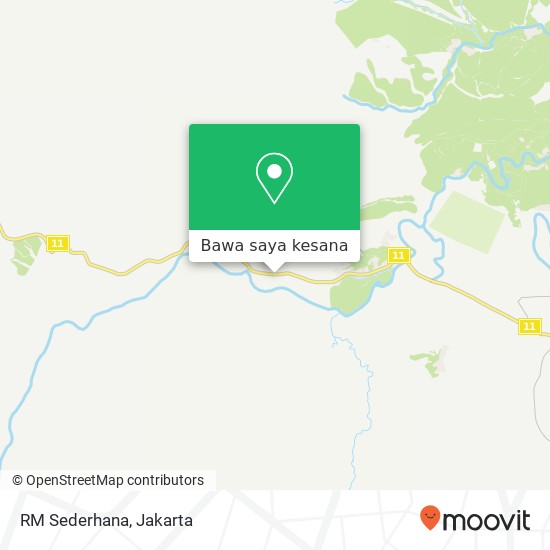 Peta RM Sederhana, Jalan Raya Sadeng Leuwisadeng Bogor