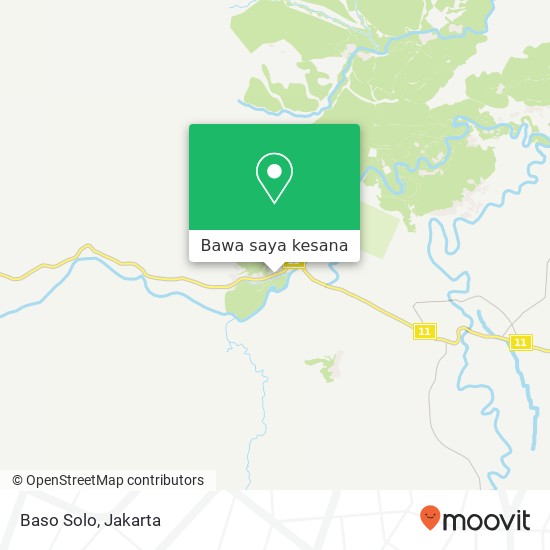 Peta Baso Solo, Jalan Raya Sadeng Leuwisadeng Bogor