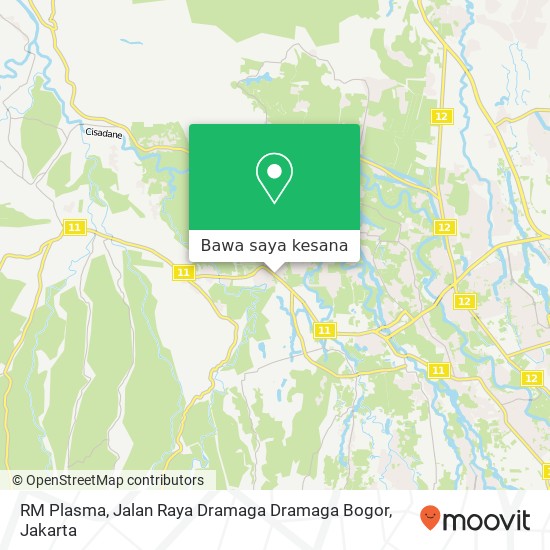 Peta RM Plasma, Jalan Raya Dramaga Dramaga Bogor