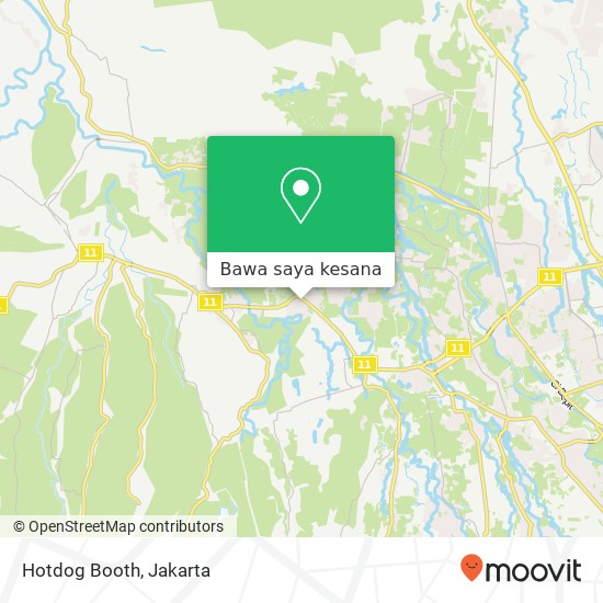 Peta Hotdog Booth, Jalan Raya Dramaga Dramaga Bogor Kabupaten 16689