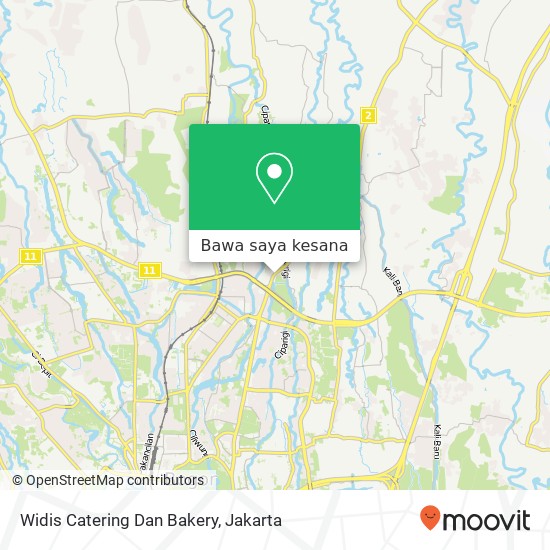 Peta Widis Catering Dan Bakery, Jalan Ks Tubun Bogor Utara Bogor Kota 16151