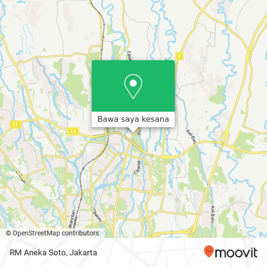 Peta RM Aneka Soto, Jalan Ks Tubun Bogor Utara Bogor