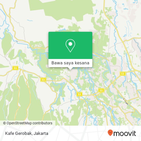 Peta Kafe Gerobak, Jalan Cangkurawok Dramaga 16689
