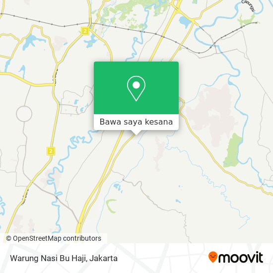 Peta Warung Nasi Bu Haji